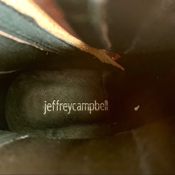 🔴SOLD🔴Jeffrey Campbell Brisbane Square Toe Chels - Picture 5 of 8